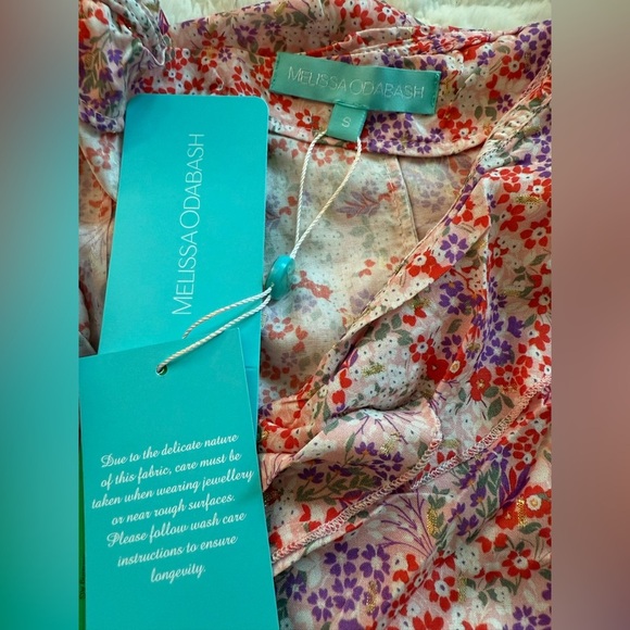 Melissa Odabash Simona Wrap Dress Size S Pink Floral – $322 Retail Sold Out NWT - Picture 4 of 4